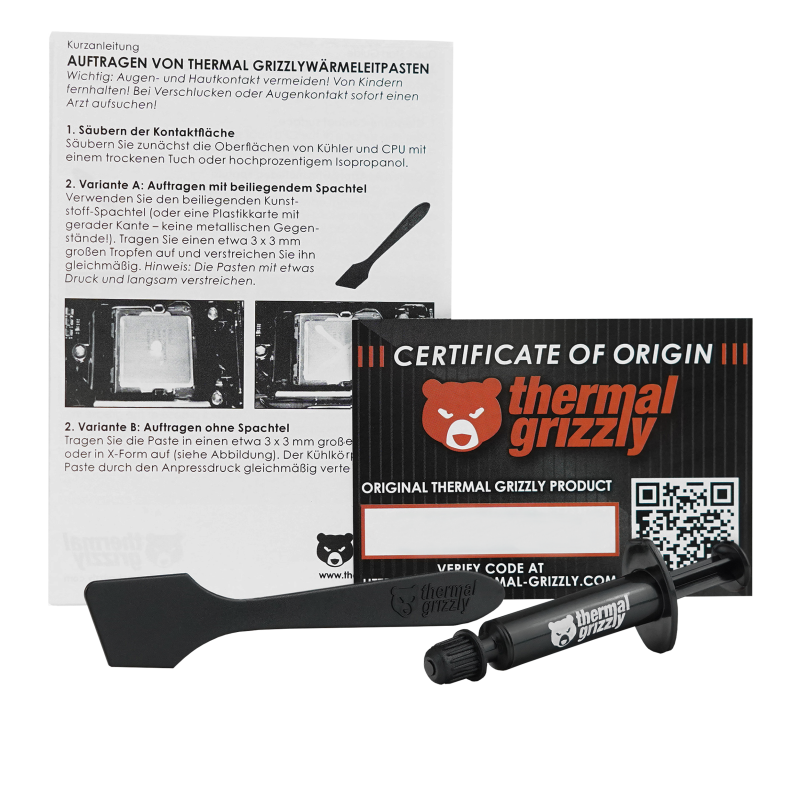 Thermal Grizzly Kryonaut Thermal Paste Thermal Grizzly Kryonaut Thermal Paste